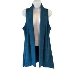 Steampunk Punk Grunge Cyberpunk Y2K Apropos Aqua Blue Skater open Front Vest